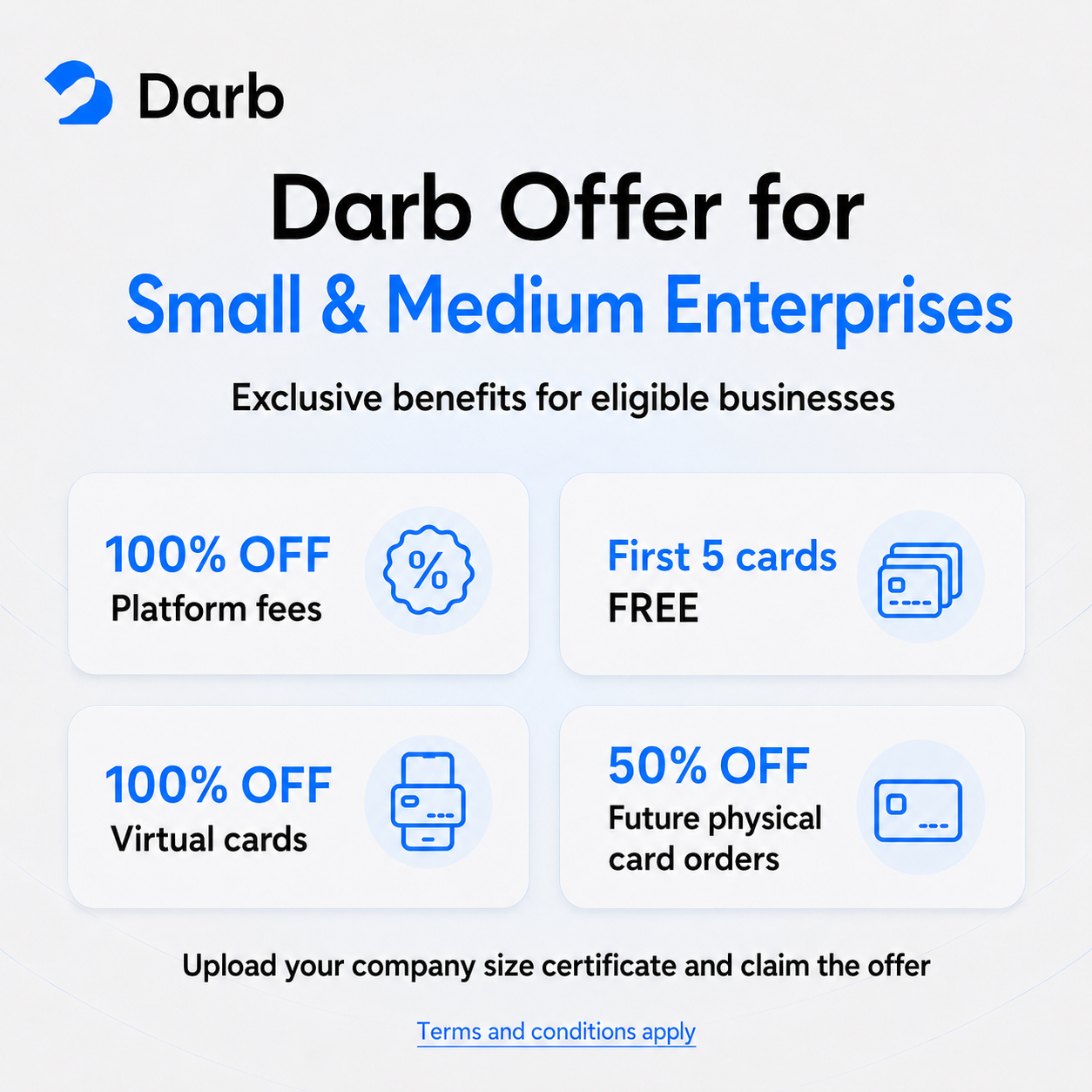 Darb offer for small and medium businesses